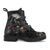 Flower Skull Winter Shoes