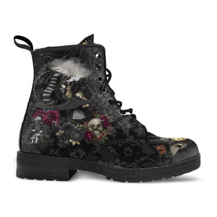 Flower Skull Winter Shoes