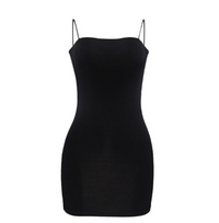 Elegant Black Bodycon Mini Dress | Sleeveless Halter Clubwear