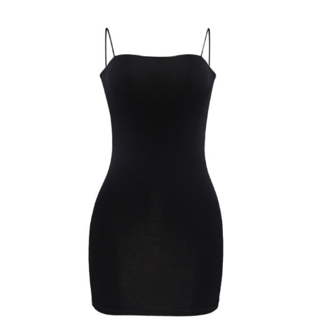 Elegant Black Bodycon Mini Dress | Sleeveless Halter Clubwear
