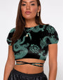 MckaylasTop I Crop Top für Damen