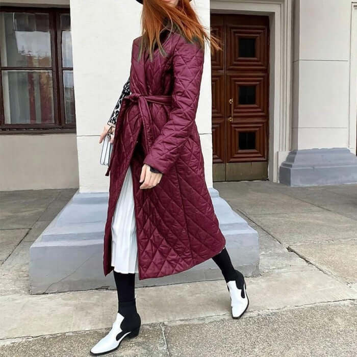 Simplee | Kariert Winterjacke