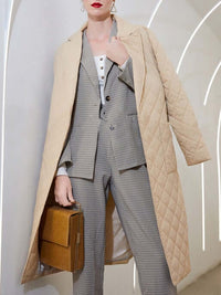 Simplee | Kariert Winterjacke
