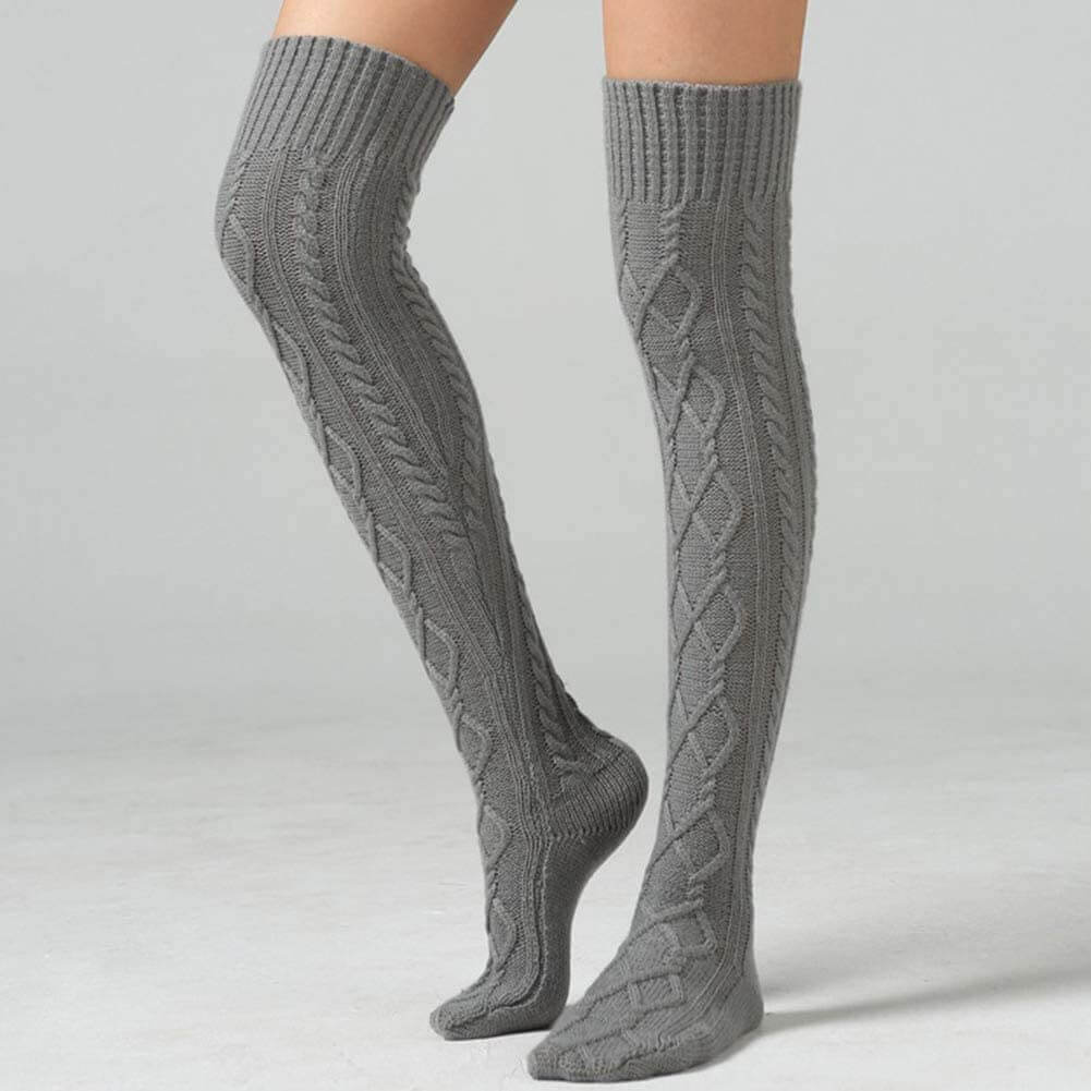 Lady Socks | Gebreide Lange Kousen