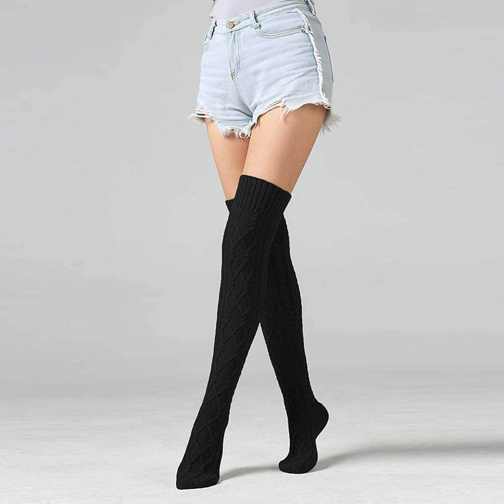Lady Socks | Gebreide Lange Kousen