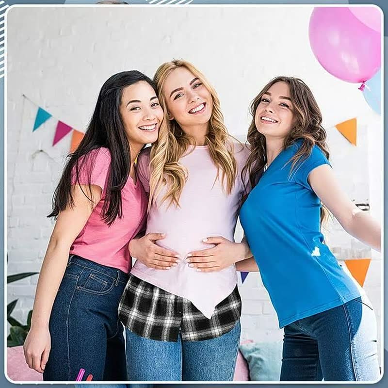 Adjustable Layered Faux Shirt Blouse Extender | Mini Skirt Petticoat