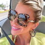 LeopardGlasses™: Damen-Sonnenbrille