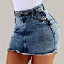 High Waist Mini Jeansrock | Sommer Sexy Schlanke Passform Clubwear
