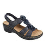 Damensandalen für den Sommer | Blumenmuster