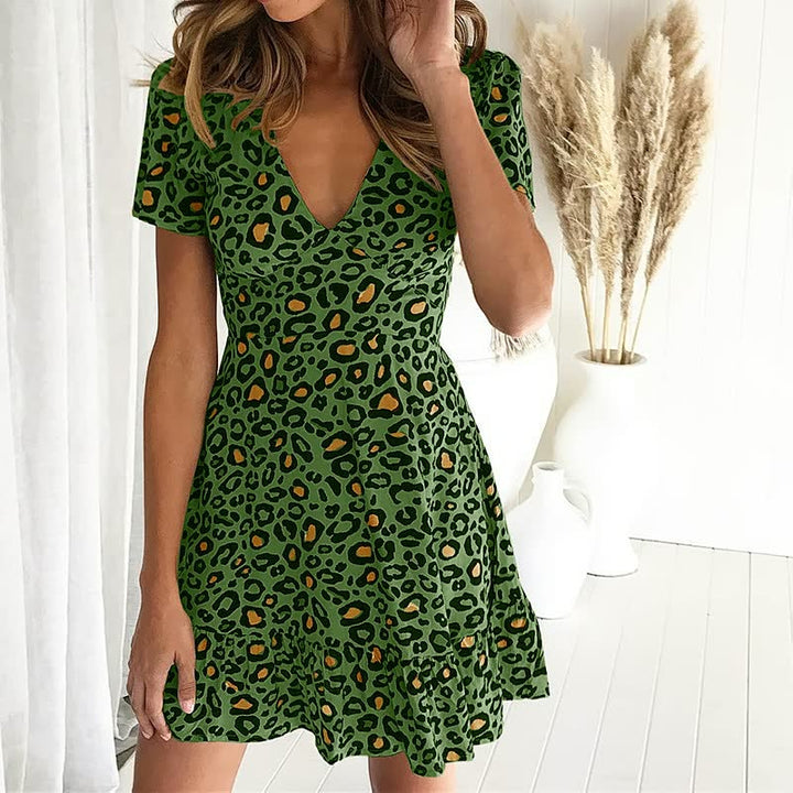 Cutez™: Abstraktes Mini-Kleid für Damen