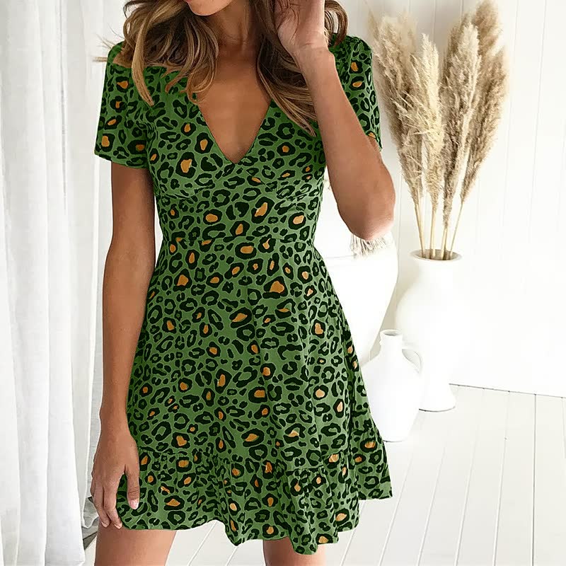 Cutez™: Abstraktes Mini-Kleid für Damen