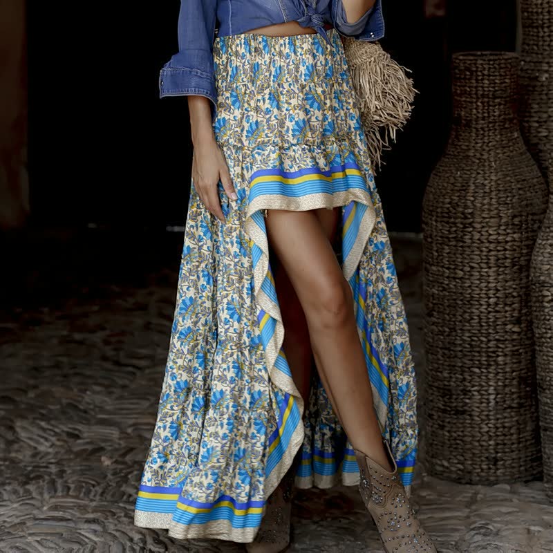 BeachySkirt™: Asymmetrisch Boho Rok
