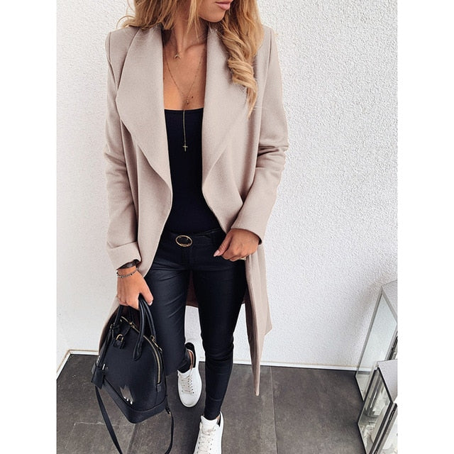 Lange katoenenjas zonder knopen