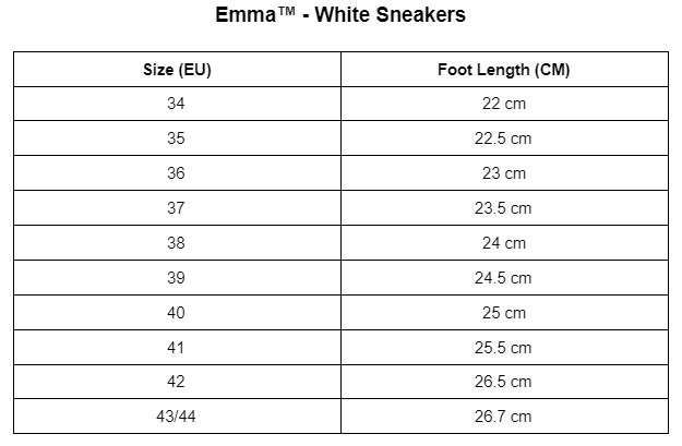 Emma™️ - White Sneakers
