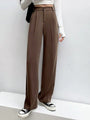 Hoch taillierte weite Hose