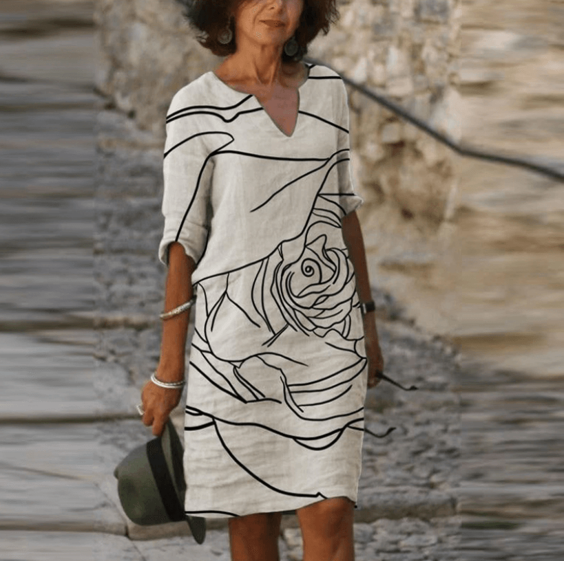 Modisches Vintage-Kleid