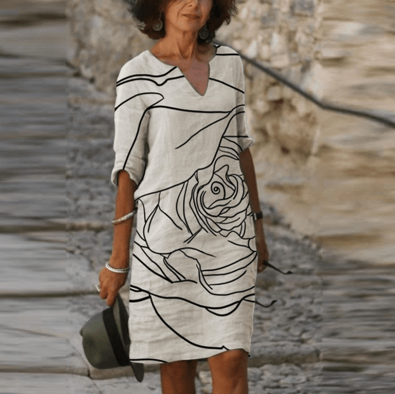 Modisches Vintage-Kleid