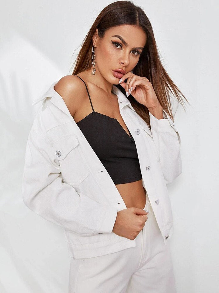 AvasJacket I Witte Jas Voor Dames