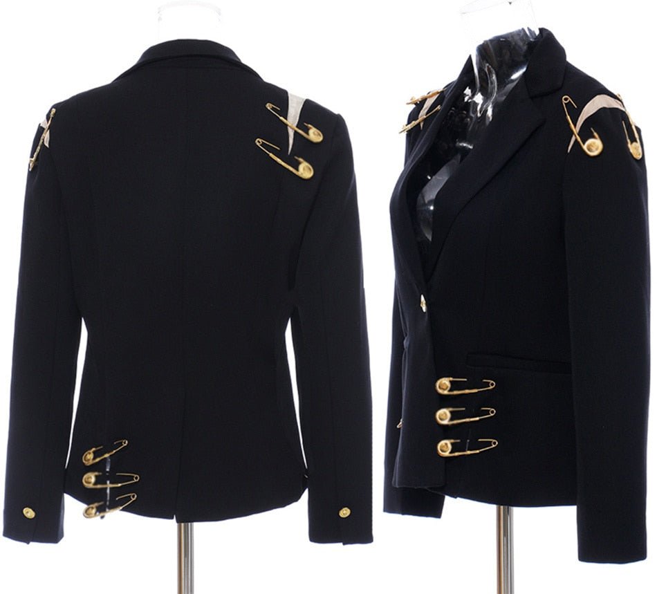 CarlysJacket I Mantel Met V-hals Voor Dames